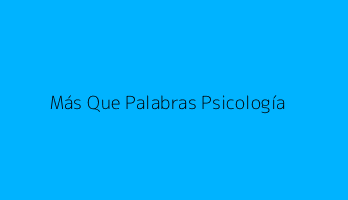 Más Que Palabras Psicología